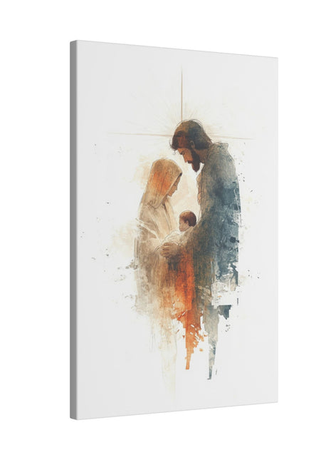 Holy Family Wall Art | Jesus Mary Joseph Acrylic, Metal & Canvas Print - Snapping Turtle Gallery