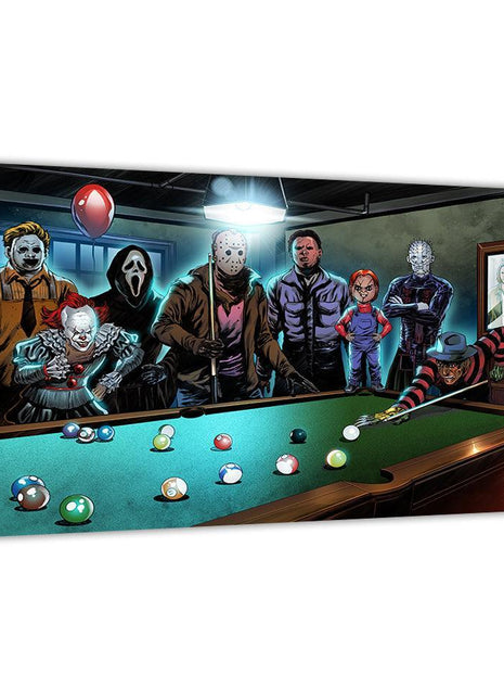 Horror Villains Wall Art | The Killers Table | Snapping Turtle Gallery - Snapping Turtle Gallery