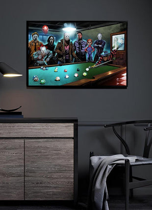 Horror Villains Wall Art | The Killers Table | Snapping Turtle Gallery - Snapping Turtle Gallery