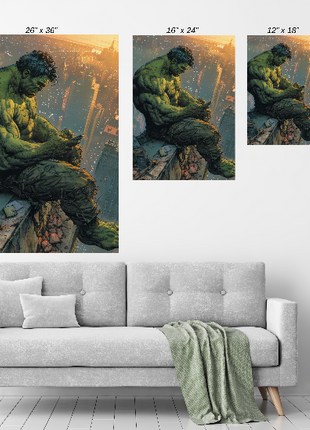 Hulk Wall Art | Marvel Ultra-HD Acrylic, Metal & Canvas Print - Snapping Turtle Gallery