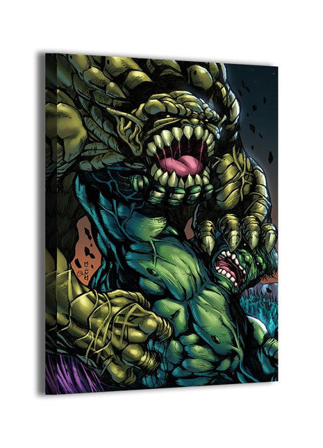 Hulk Wall Art | Gamma Rage Showdown | Snapping Turtle Gallery [variant_option1] Print, Premium Wall Art by Snapping Turtle Gallery