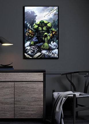 Hulk vs Wolverine Wall Art | Marvel Fan Art | Snapping Turtle Gallery - Snapping Turtle Gallery