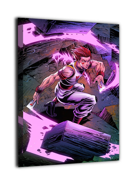 Hisoka Wall Art | Hunter x Hunter Anime Acrylic, Metal & Canvas - Snapping Turtle Gallery