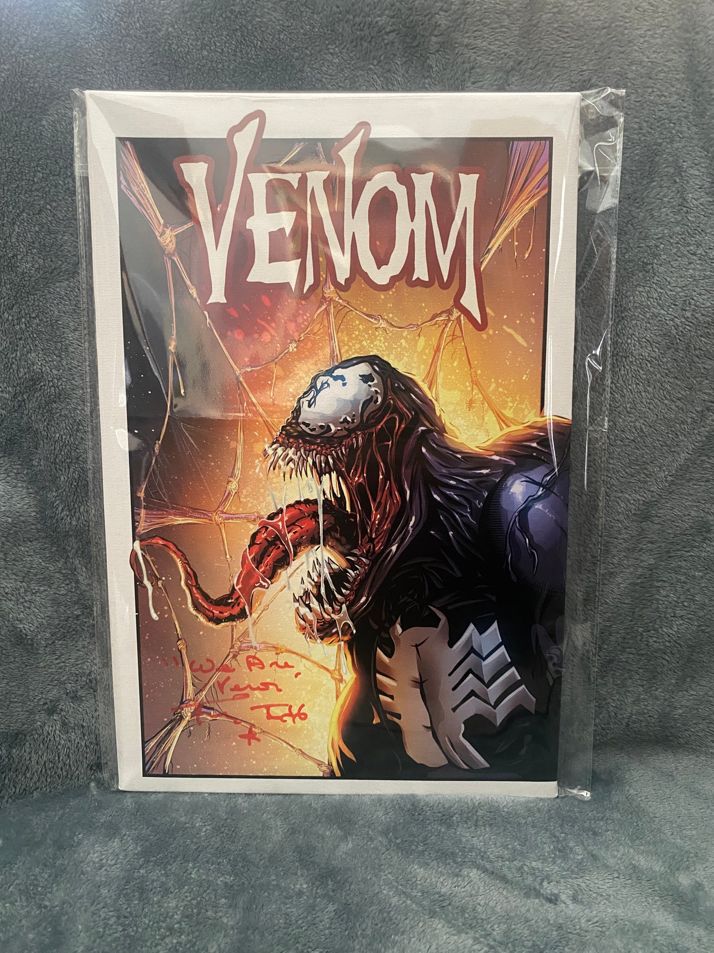 Venom signed by voice Tony Todd - Snapping Turtle Gallery