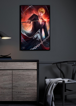 Ichigo Kurosaki Wall Art | Bleach HD Acrylic, Metal & Canvas Print - Snapping Turtle Gallery