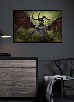 Illidan Stormrage Wall Art | WoW HD Acrylic, Metal & Canvas Prints - Snapping Turtle Gallery