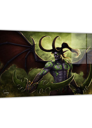 Illidan Stormrage Wall Art | WoW HD Acrylic, Metal & Canvas Prints - Snapping Turtle Gallery