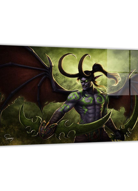 Illidan Stormrage Wall Art | WoW HD Acrylic, Metal & Canvas Prints - Snapping Turtle Gallery