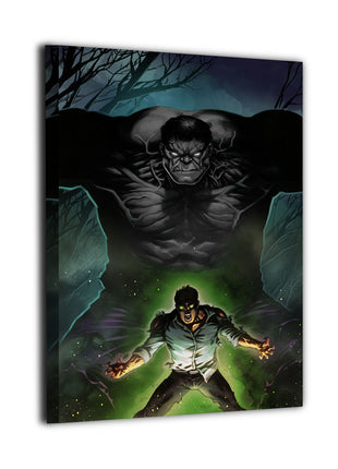 Gray Hulk Wall Art | Immortal Hulk Marvel HD Acrylic, Metal & Canvas - Snapping Turtle Gallery