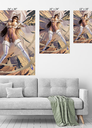 Imperial Blade Ascension Wall Art | Satsuki Kill la Kill Art | Snapping Turtle Gallery - Snapping Turtle Gallery