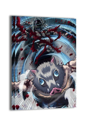 Inosuke Wall Art | Demon Slayer Fan Art | Snapping Turtle Gallery - Snapping Turtle Gallery