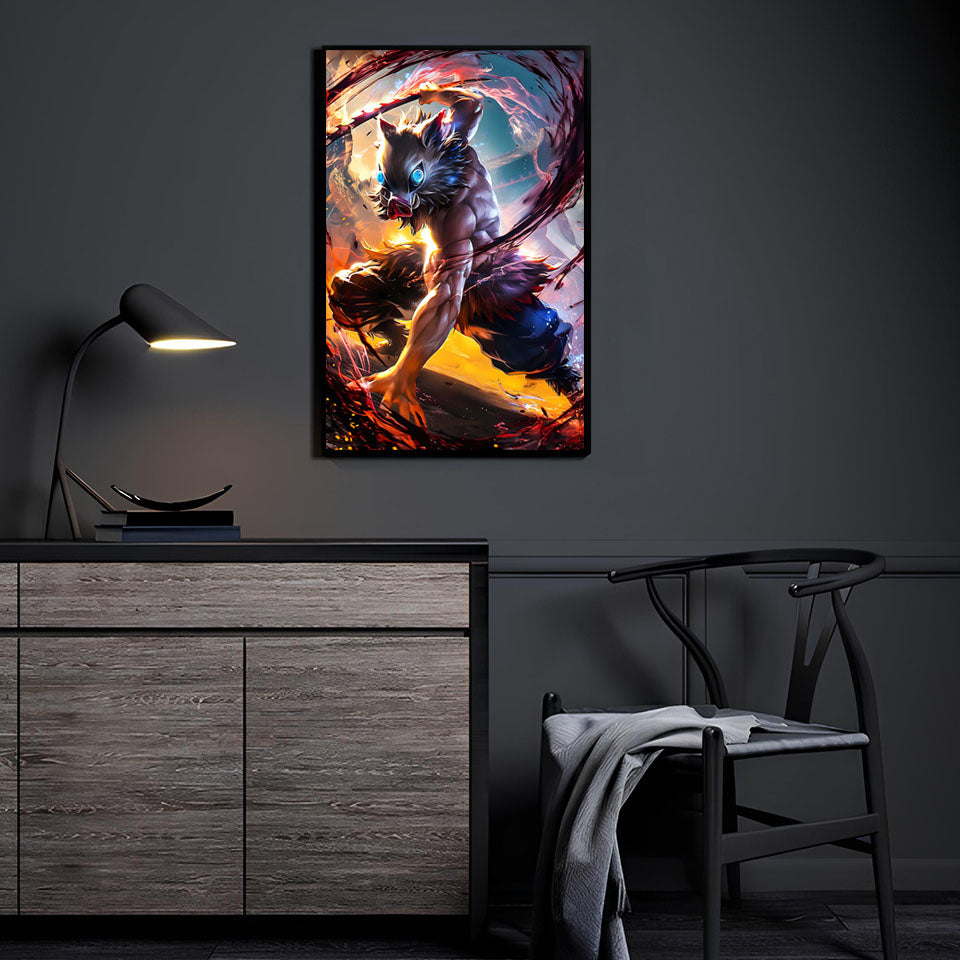 Inosuke Hashibira Wall Art | HD Acrylic, Canvas, Metal Prints