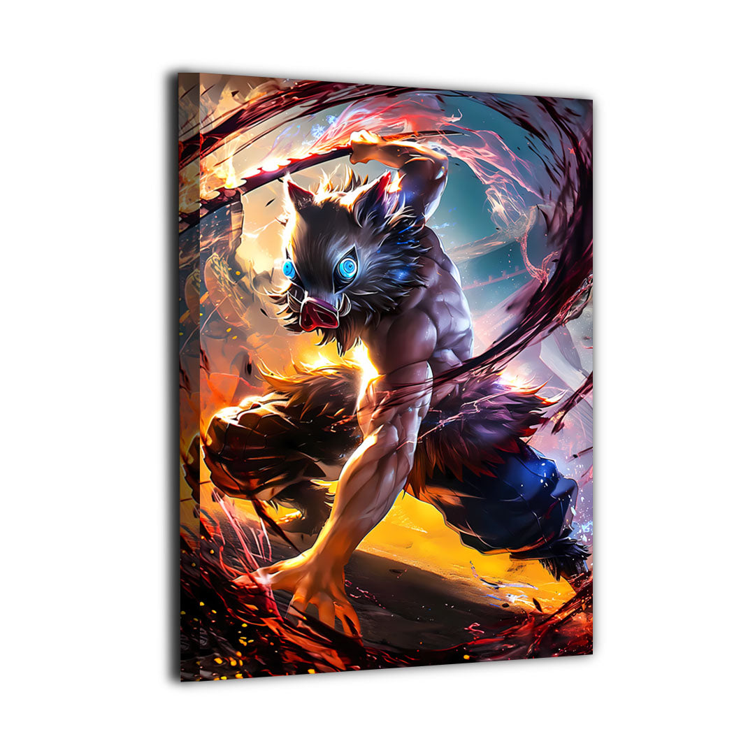 Inosuke Hashibira Wall Art | HD Acrylic, Canvas, Metal Prints