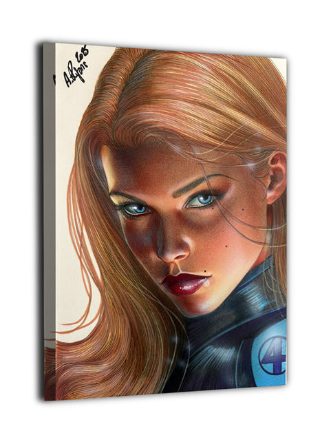 Invisible Woman Wall Art | Fantastic Four Fan Art | Snapping Turtle Gallery [variant_option1] Print, Premium Wall Art by Snapping Turtle Gallery