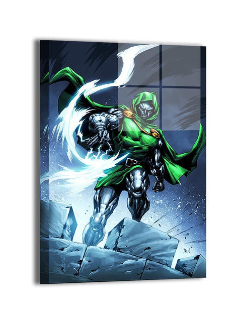 Iron Sovereign Original artwork featuring Doctor Doom, Marvel wall art.