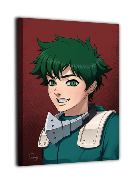 Deku Art | Izuku Midoriya My Hero Academia Acrylic, Metal & Canvas - Snapping Turtle Gallery