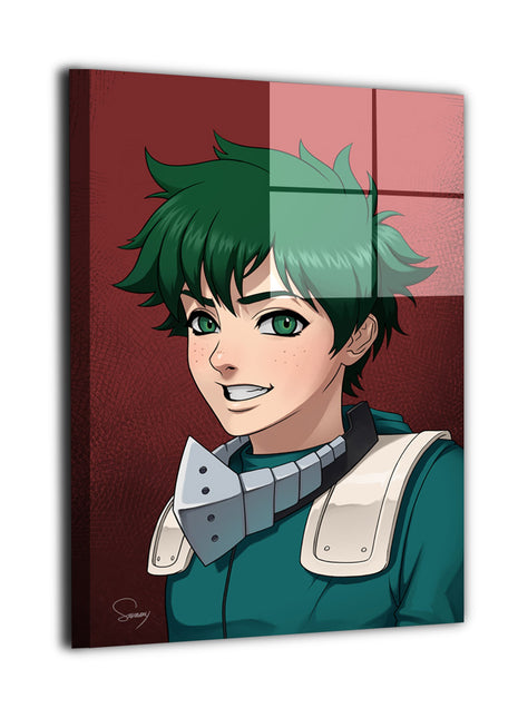 Deku Art | Izuku Midoriya My Hero Academia Acrylic, Metal & Canvas - Snapping Turtle Gallery