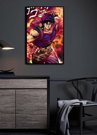 Jonathan Joestar Wall Art | JoJo's Bizarre Adventure Acrylic, Metal & Canvas - Snapping Turtle Gallery