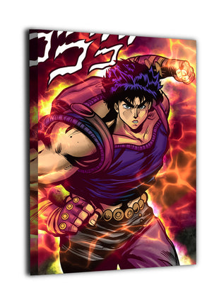 Jonathan Joestar Wall Art | JoJo's Bizarre Adventure Acrylic, Metal & Canvas - Snapping Turtle Gallery