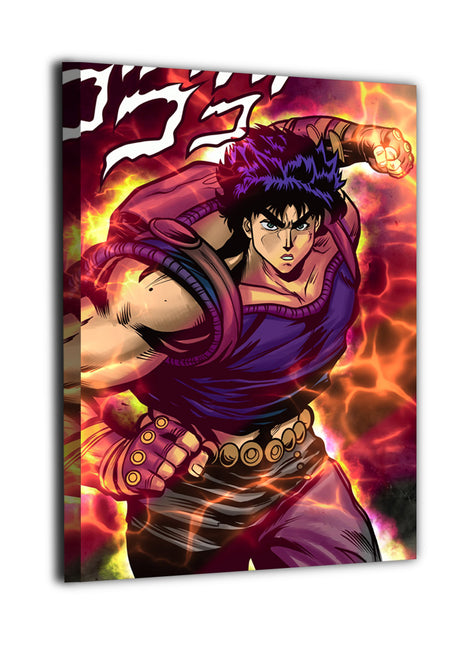 Jonathan Joestar Wall Art | JoJo's Bizarre Adventure Acrylic, Metal & Canvas - Snapping Turtle Gallery