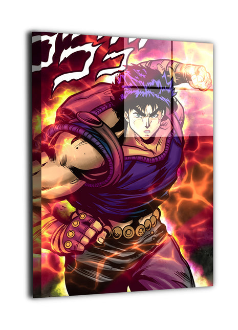 Jonathan Joestar Wall Art | JoJo's Bizarre Adventure Acrylic, Metal & Canvas - Snapping Turtle Gallery