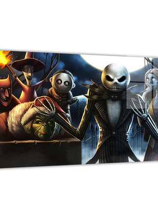 Jack Skellington & Grinch Wall Art | Crossover Fan Art | Snapping Turtle Gallery - Snapping Turtle Gallery