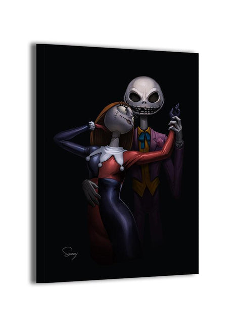 Nightmare Before Christmas Tribute Wall Art | Acrylic, Metal & Canvas - Snapping Turtle Gallery