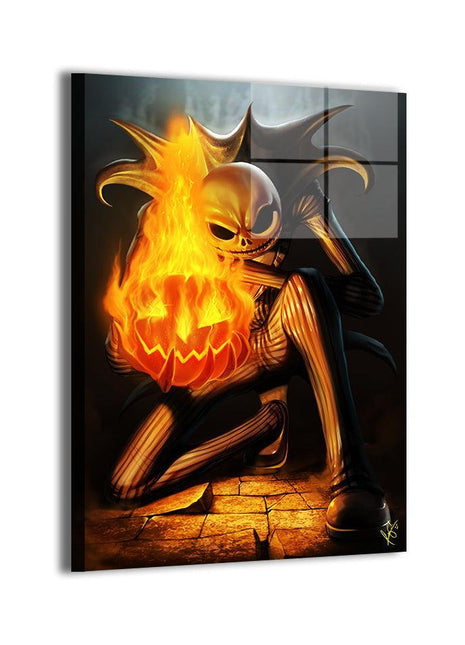 Jack Skellington Wall Art | Nightmare Before Christmas Canvas, Acrylic - Snapping Turtle Gallery