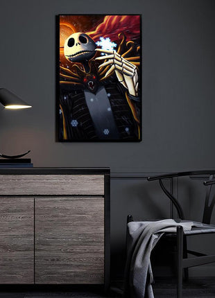 Jack Wall Art | Nightmare Before Christmas Acrylic, Metal & Canvas - Snapping Turtle Gallery