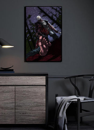 Jason Voorhees Wall Art | Friday the 13th Acrylic, Metal, Canvas Print - Snapping Turtle Gallery
