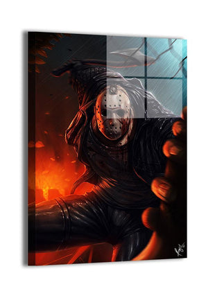 Jason Voorhees Wall Art | Blood Moon Slayer | Snapping Turtle Gallery - Snapping Turtle Gallery