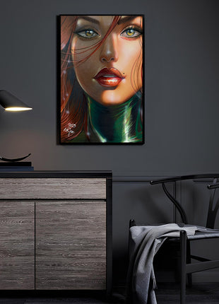 Jean Grey Wall Art | X-Men Marvel HD Acrylic, Metal & Canvas Print - Snapping Turtle Gallery