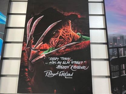 Nightmare Legacy Signed Wall Art Canvas – Freddy Krueger (Signed Preorder)