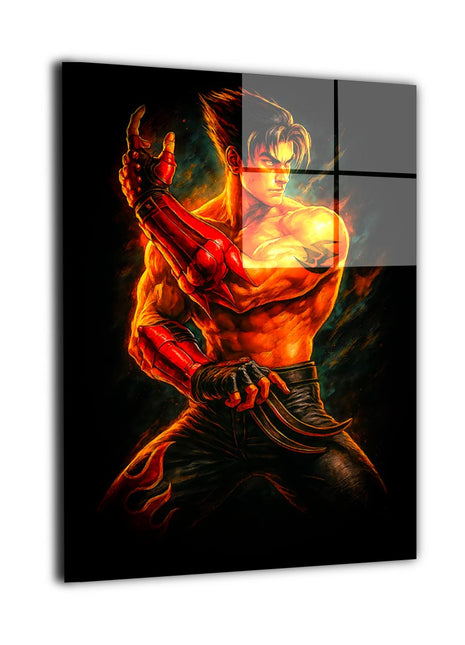 Kazama Flame Strike Wall Art