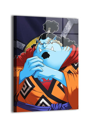Jinbei Wall Art | One Piece Acrylic, Metal & Canvas - Snapping Turtle Gallery