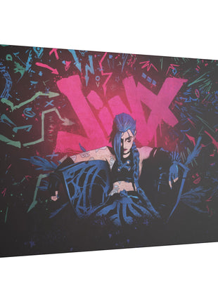 Jinx Arcane Art | Acrylic, Metal & Canvas - Snapping Turtle Gallery