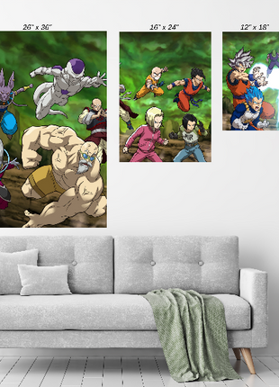 Jiren Wall Art | Dragon Ball Fan Art | Snapping Turtle Gallery [variant_option1] Print, Premium Wall Art by Snapping Turtle Gallery