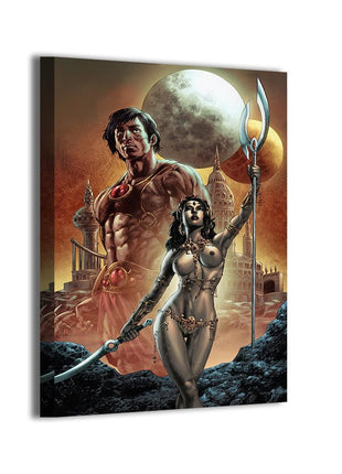 John Carter Wall Art | Warriors of Barsoom | Snapping Turtle Gallery - Snapping Turtle Gallery