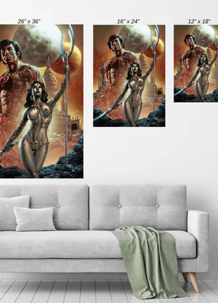 John Carter Wall Art | Warriors of Barsoom | Snapping Turtle Gallery - Snapping Turtle Gallery