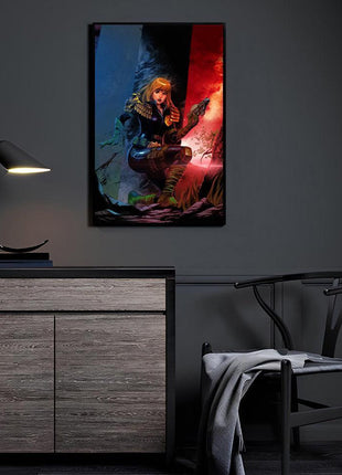 Judge Anderson Wall Art | Judge Dredd Fan Art | Snapping Turtle Gallery - Snapping Turtle Gallery