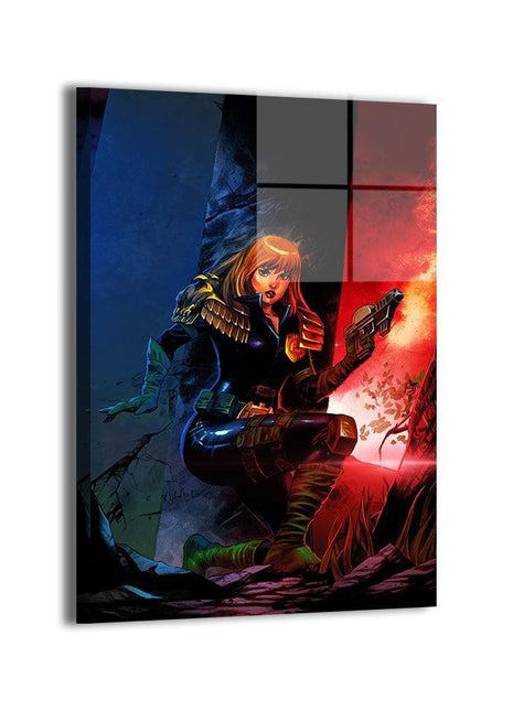 Judge Anderson Wall Art | Judge Dredd Fan Art | Snapping Turtle Gallery - Snapping Turtle Gallery