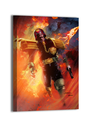 Judge Dredd Wall Art | 2000 AD Ultra-HD Acrylic, Metal & Canvas Print - Snapping Turtle Gallery