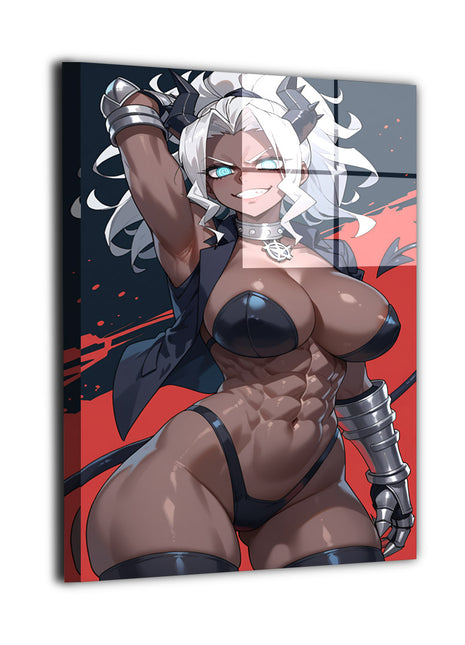 Infernal Judgement Wall Art 24x36 Metal Print – Helltaker Demon Artwork