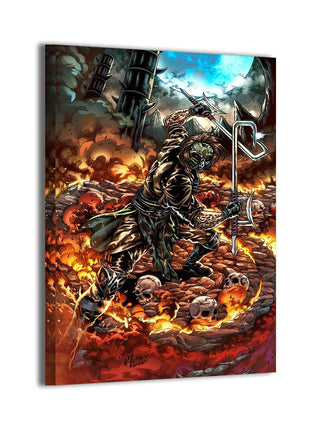 Kabal Wall Art | Mortal Kombat Fan Art | Snapping Turtle Gallery - Snapping Turtle Gallery
