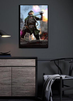 Kabal Wall Art | Mortal Kombat Fan Art | Snapping Turtle Gallery - Snapping Turtle Gallery