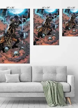 Kabal Wall Art | Mortal Kombat Fan Art | Snapping Turtle Gallery - Snapping Turtle Gallery
