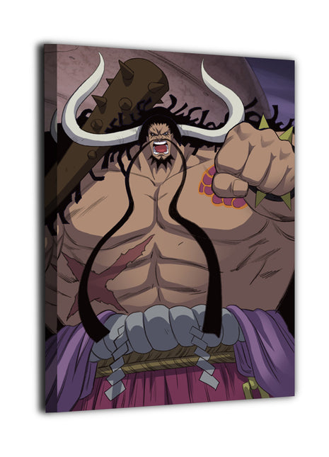 Kaido Wall Art | One Piece Acrylic, Metal & Canvas - Snapping Turtle Gallery