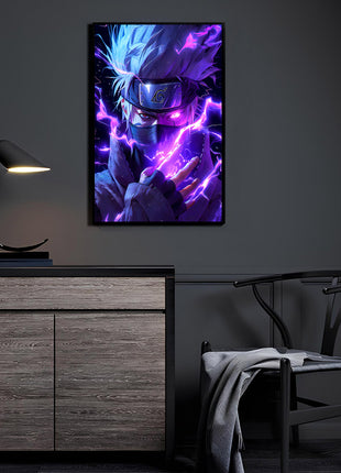 Kakashi Hatake Wall Art | Naruto Fan Art | Snapping Turtle Gallery [variant_option1] Print, Premium Wall Art by Snapping Turtle Gallery
