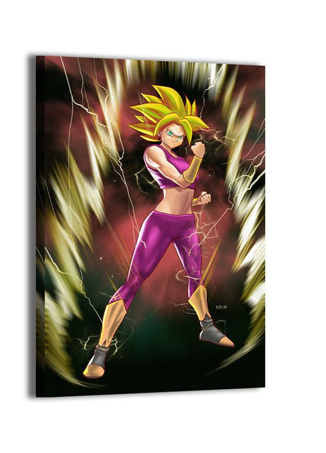 Kefla Wall Art | Dragon Ball Fan Art | Snapping Turtle Gallery - Snapping Turtle Gallery