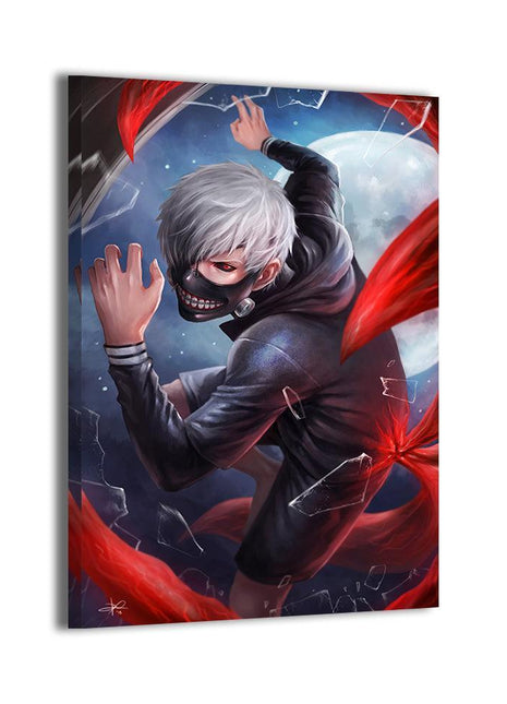 Ken Kaneki Wall Art | Tokyo Ghoul Acrylic, Metal & Canvas Print - Snapping Turtle Gallery